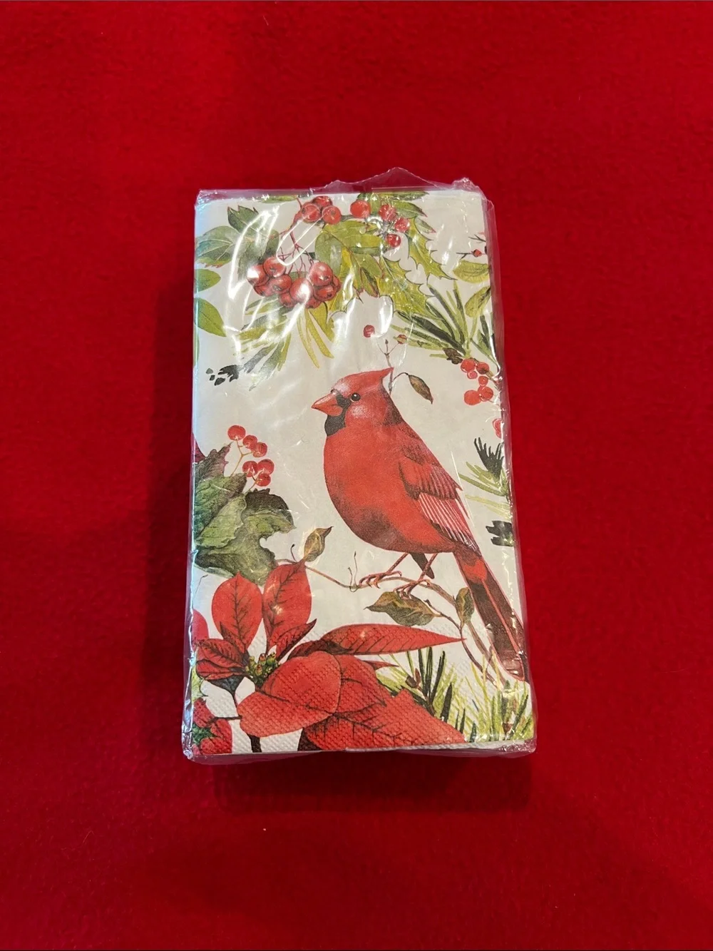 Red Cardinal Paper Napkins 3-Ply 36 Count New in Package
